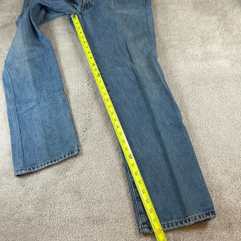 VTG Levis 501 Original Fit Jeans Mens 36x32 Blue Medium Wash Straight Button Fly